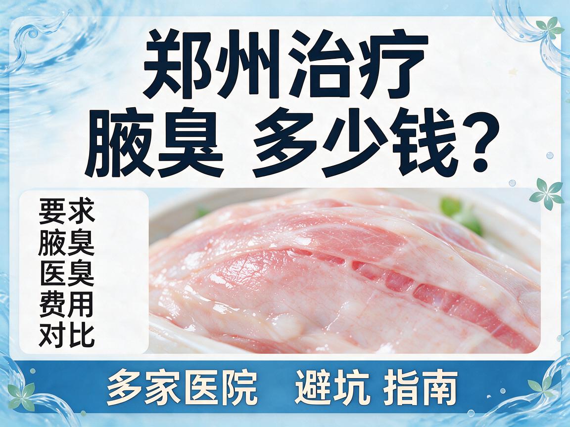 郑州治疗腋臭多少钱?多家医院费用对比与避坑指南 郑州治疗腋臭多少钱?多家医院费用对比与避坑指南