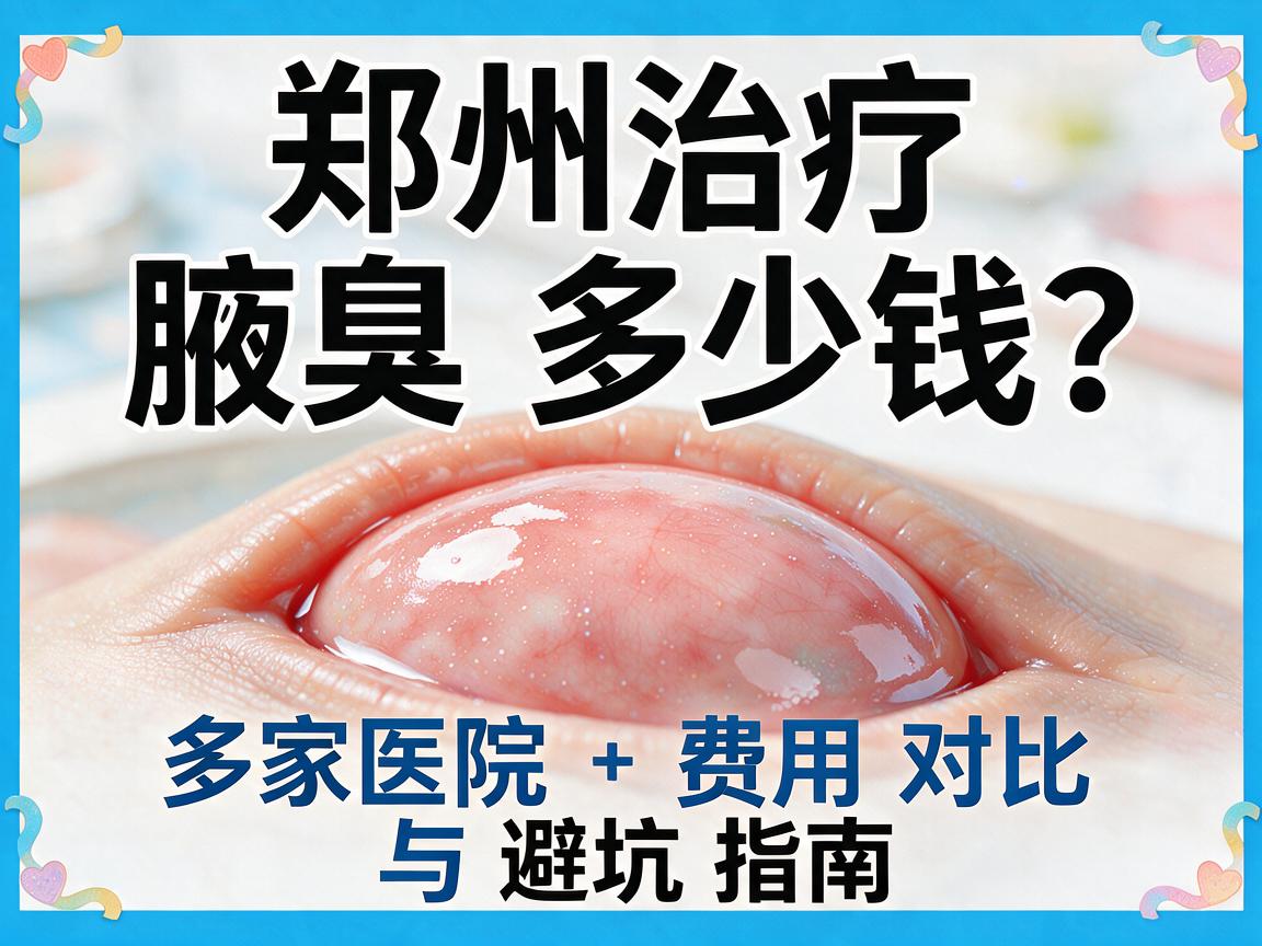 郑州治疗腋臭多少钱?多家医院费用对比与避坑指南 郑州治疗腋臭多少钱?多家医院费用对比与避坑指南