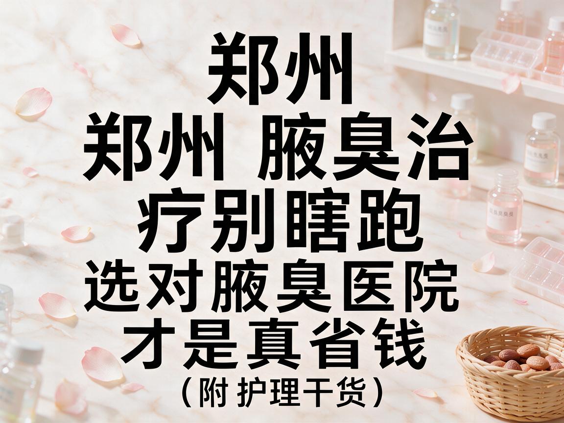 郑州腋臭治疗别瞎跑,选对腋臭医院才是真省钱(附护理干货) 郑州腋臭治疗别瞎跑,选对腋臭医院才是真省钱(附护理干货)