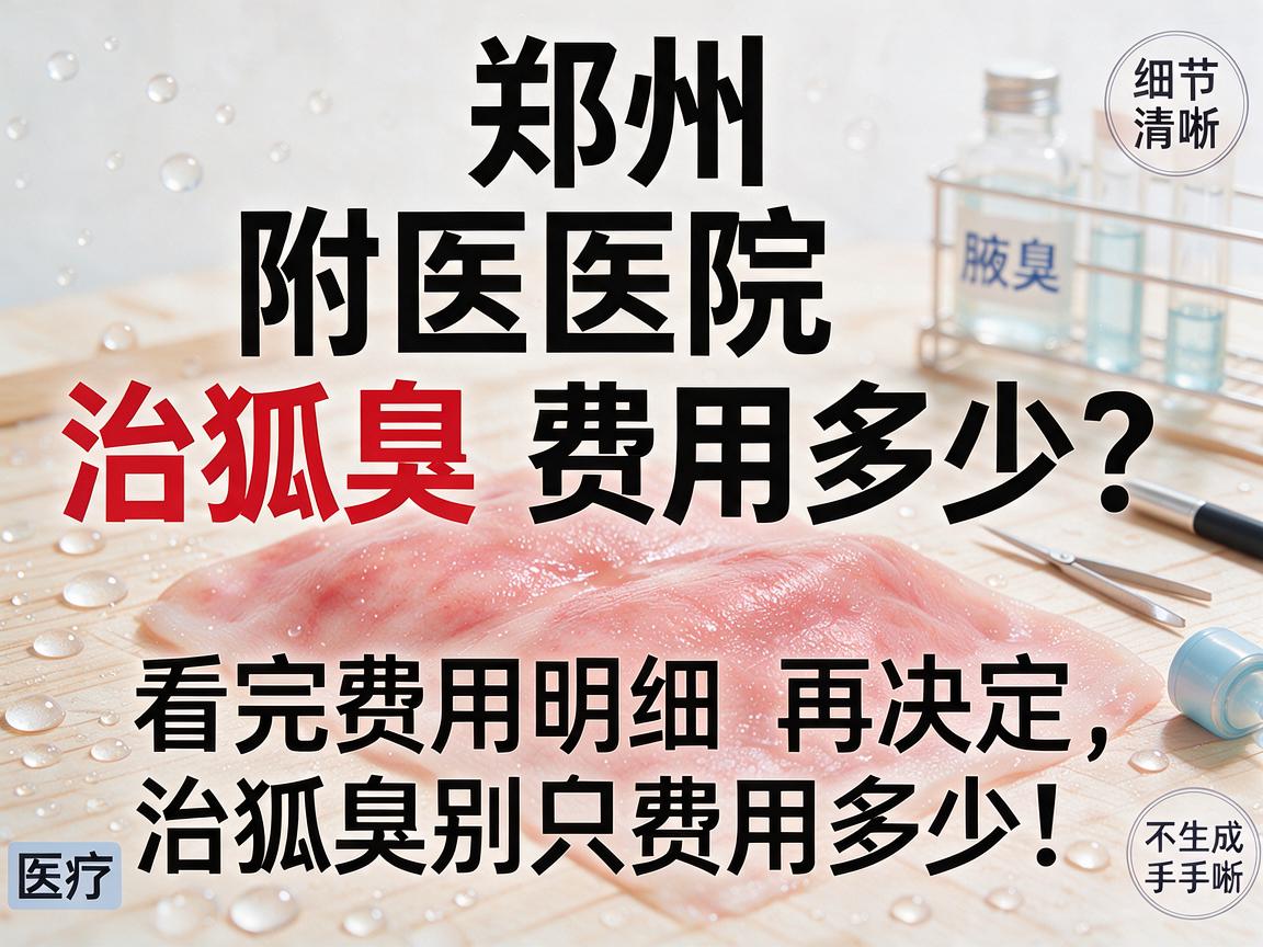 郑州附医医院治狐臭费用多少?看完费用明细再决定,治狐臭别只问治狐臭费用多少! 郑州附医医院治狐臭费用多少?看完费用明细再决定,治狐臭别只问治狐臭费用多少!