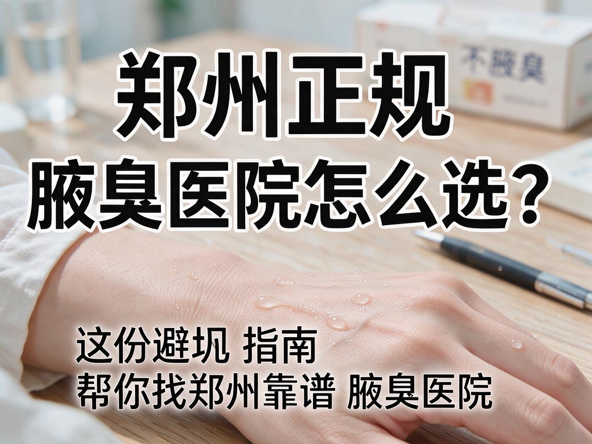 郑州正规腋臭医院怎么选?这份避坑指南帮你找到郑州靠谱腋臭医院 郑州正规腋臭医院怎么选?这份避坑指南帮你找到郑州靠谱腋臭医院
