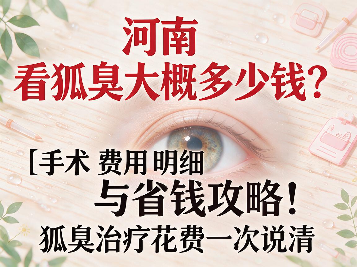 河南看狐臭大概多少钱?手术费用明细与省钱攻略,狐臭治疗花费一次说清 河南看狐臭大概多少钱?手术费用明细与省钱攻略,狐臭治疗花费一次说清