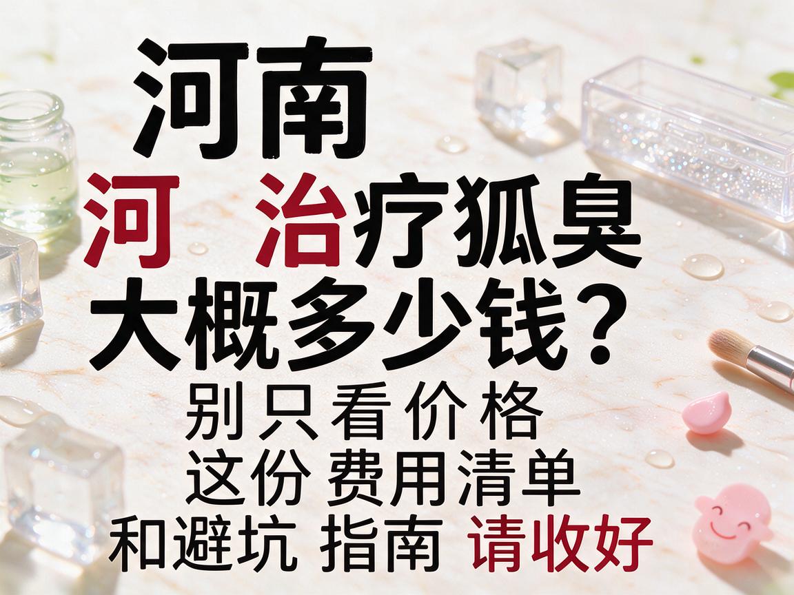 河南治疗狐臭大概多少钱?别只看价格,这份费用清单和避坑指南请收好 河南治疗狐臭大概多少钱?别只看价格,这份费用清单和避坑指南请收好
