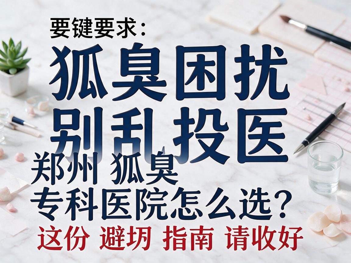 狐臭困扰别乱投医,郑州狐臭专科医院怎么选?这份避坑指南请收好 狐臭困扰别乱投医,郑州狐臭专科医院怎么选?这份避坑指南请收好