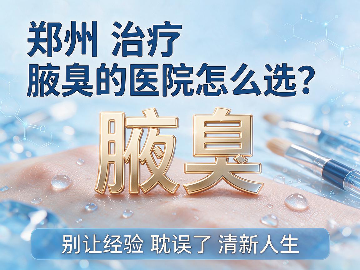 郑州治疗腋臭的医院怎么选?别让经验耽误了清新人生 郑州治疗腋臭的医院怎么选?别让经验耽误了清新人生