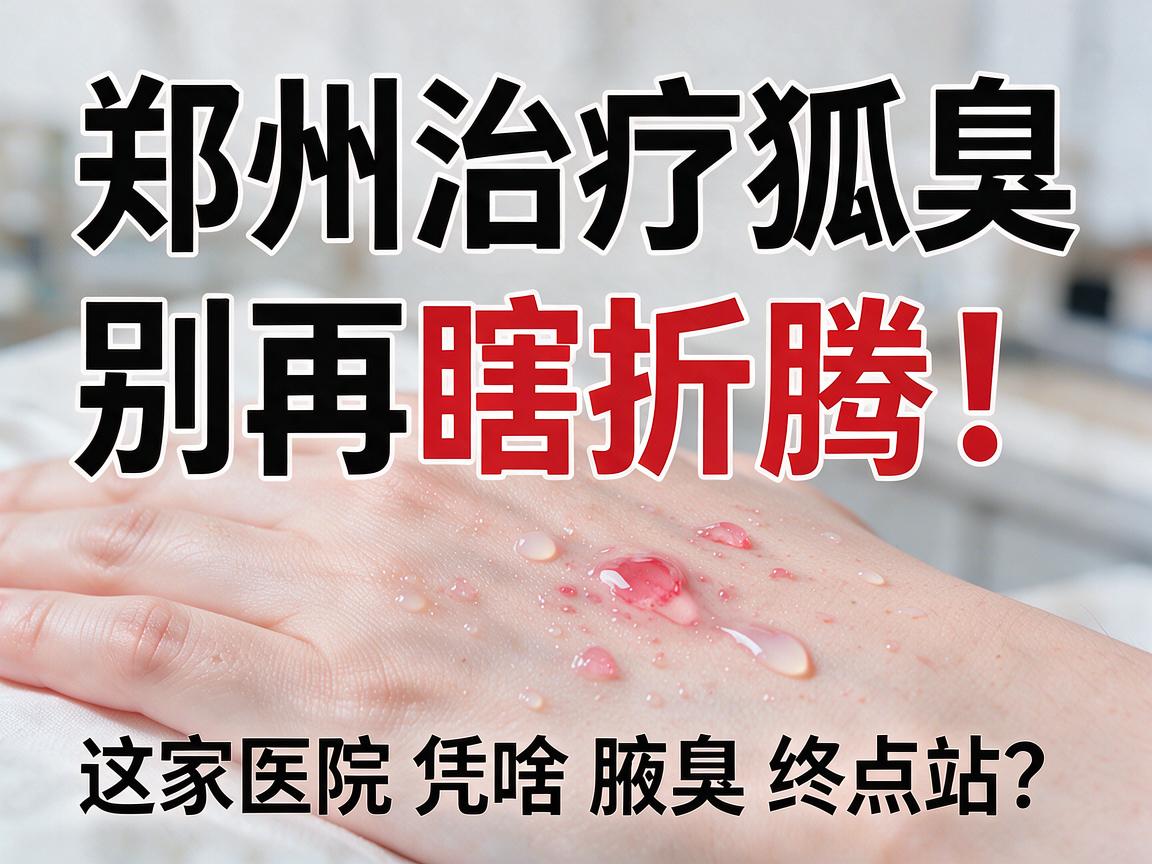 郑州治疗狐臭,别再瞎折腾!这家医院凭啥被称为腋臭终点站? 郑州治疗狐臭,别再瞎折腾!这家医院凭啥被称为腋臭终点站?