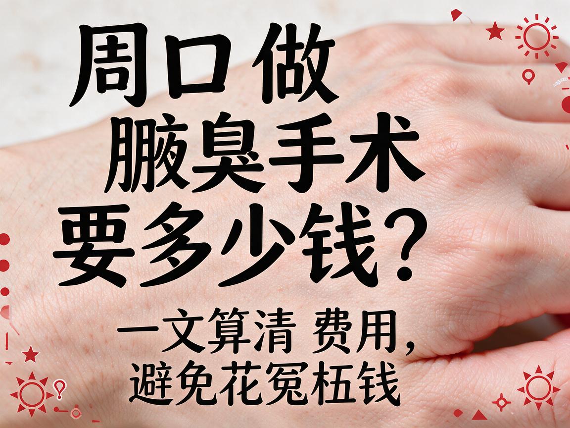 周口做腋臭手术要多少钱?一文算清费用,避免花冤枉钱 周口做腋臭手术要多少钱?一文算清费用,避免花冤枉钱