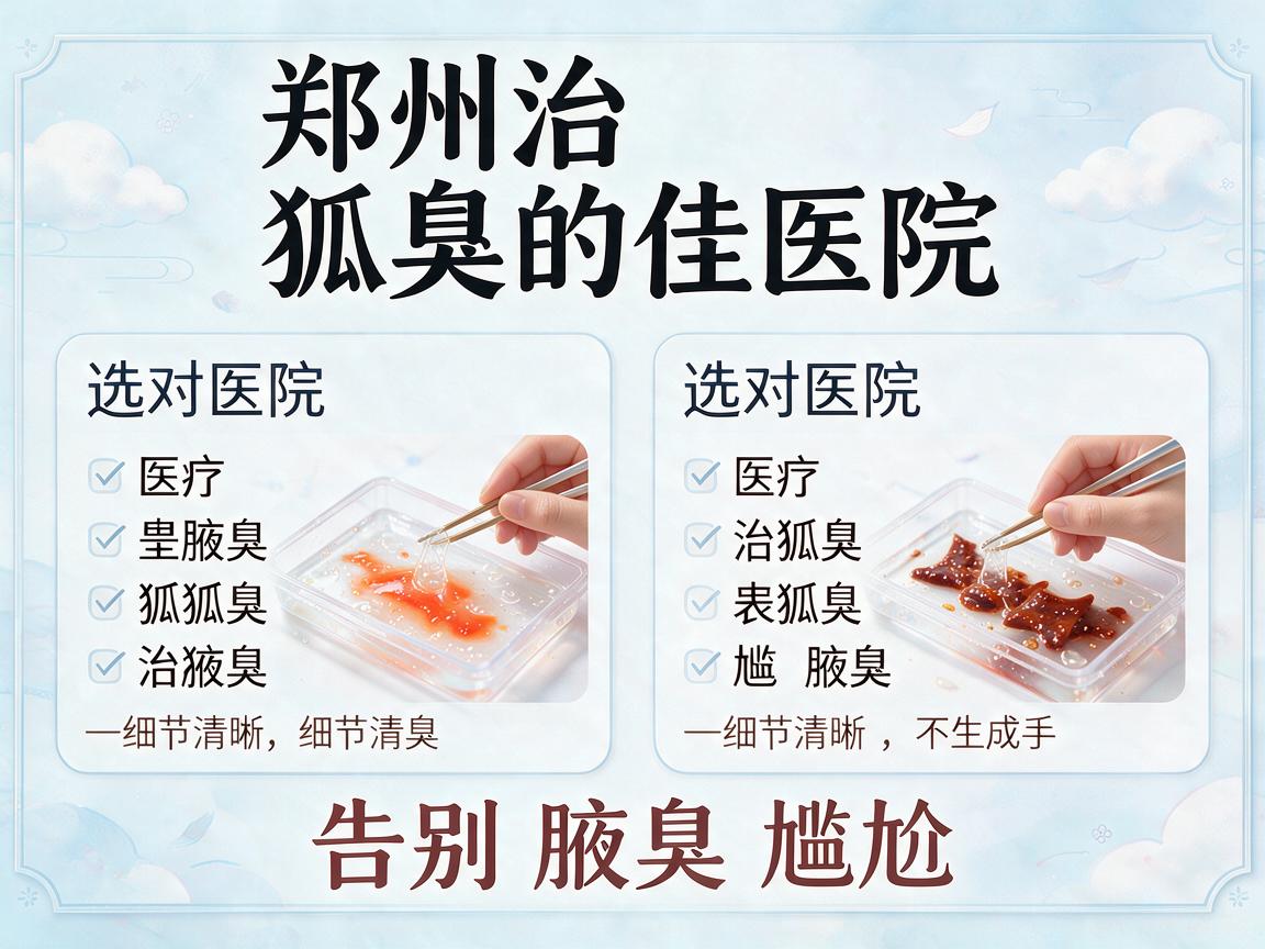 郑州治狐臭的佳医院排名,选对医院治狐臭,告别腋臭尴尬 郑州治狐臭的佳医院排名,选对医院治狐臭,告别腋臭尴尬