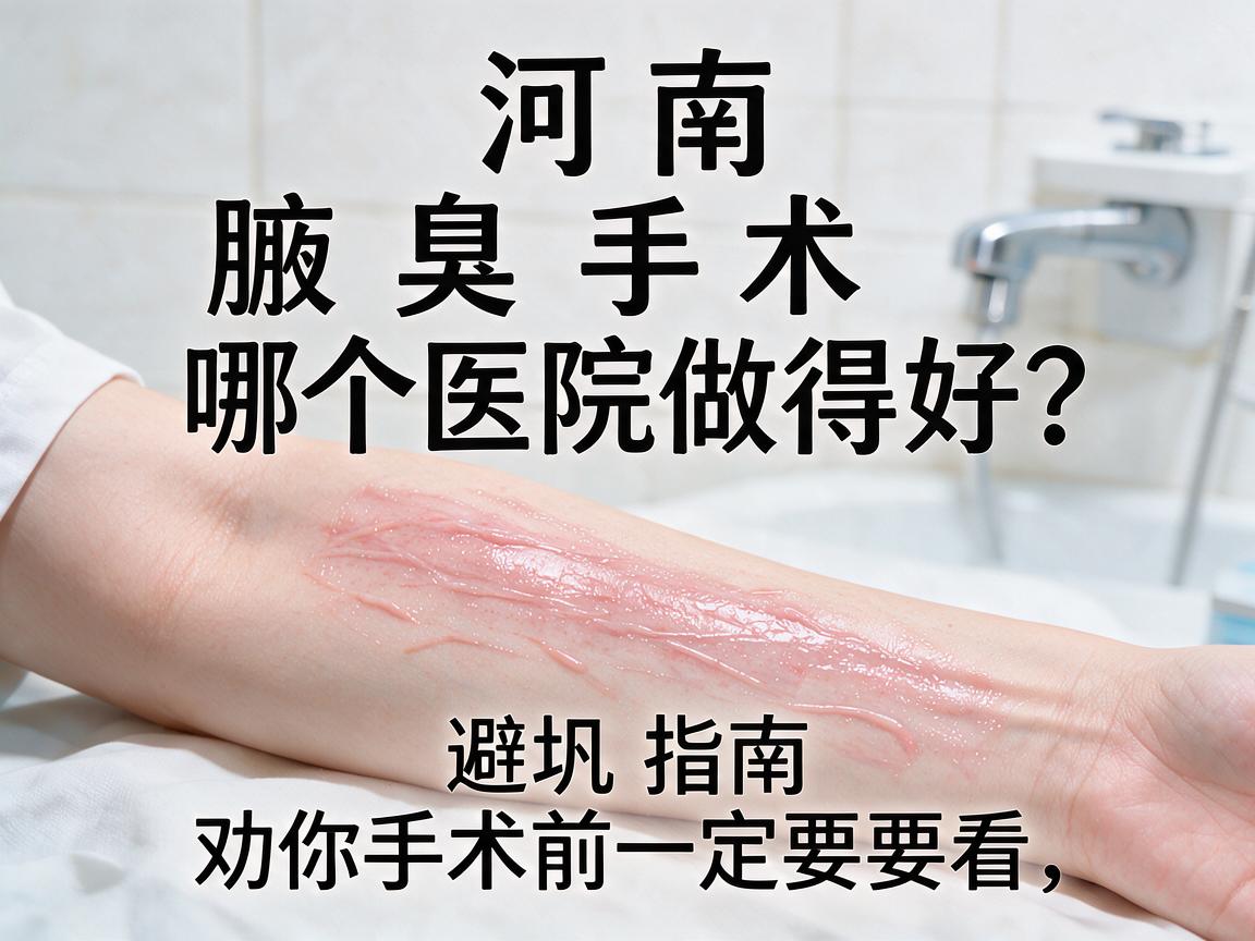 河南腋臭手术哪个医院做得好?这份避坑指南,劝你手术前一定要看 河南腋臭手术哪个医院做得好?这份避坑指南,劝你手术前一定要看