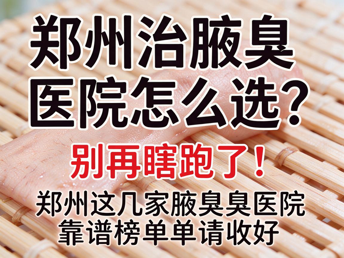 郑州治腋臭医院怎么选?别再瞎跑了,郑州这几家腋臭医院靠谱榜单请收好 郑州治腋臭医院怎么选?别再瞎跑了,郑州这几家腋臭医院靠谱榜单请收好
