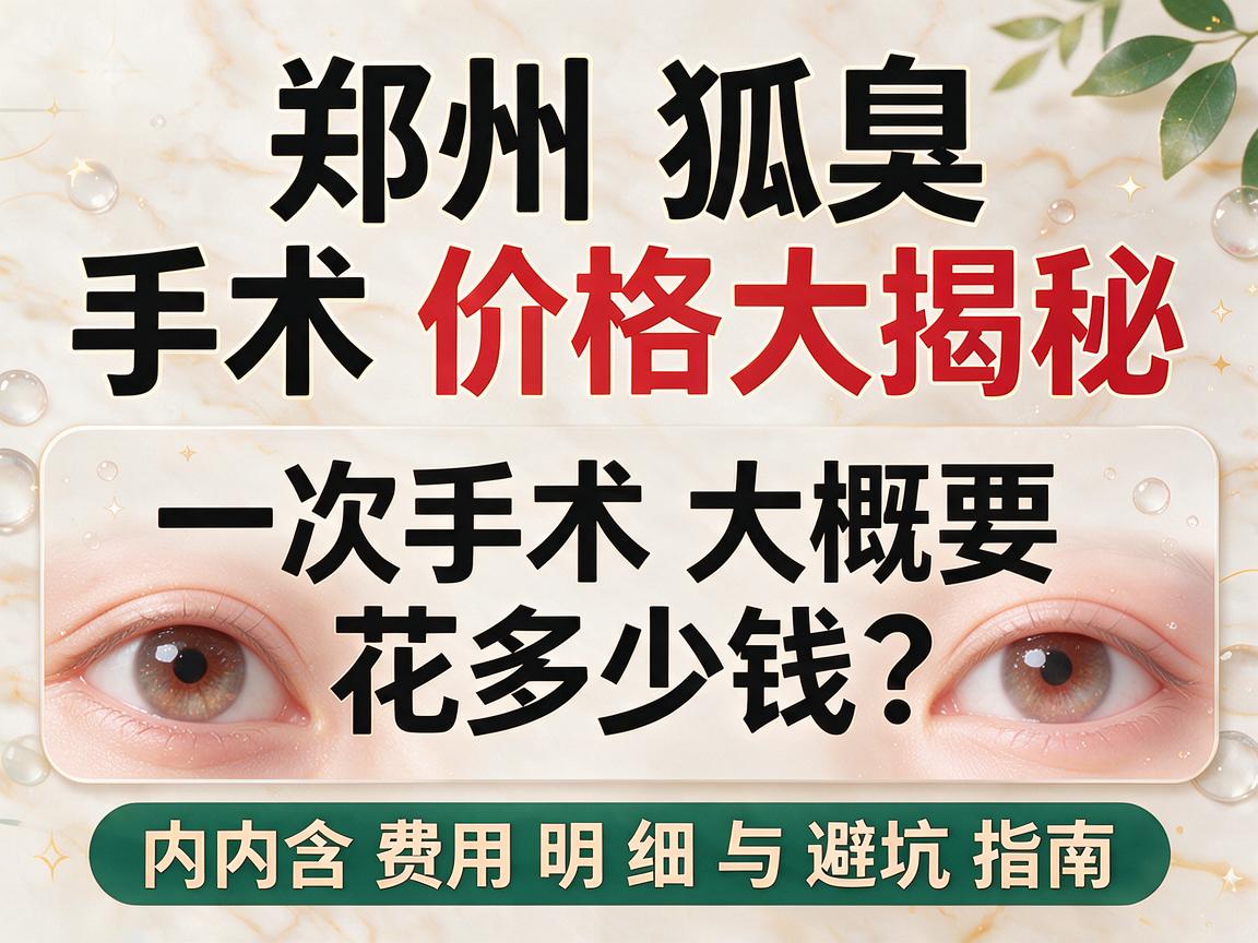 郑州狐臭手术价格大揭秘,一次手术大概要花多少钱?内含费用明细与避坑指南 郑州狐臭手术价格大揭秘,一次手术大概要花多少钱?内含费用明细与避坑指南