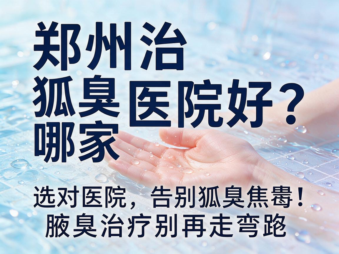 郑州治狐臭哪家医院好?选对医院,告别狐臭焦虑,腋臭治疗别再走弯路 郑州治狐臭哪家医院好?选对医院,告别狐臭焦虑,腋臭治疗别再走弯路