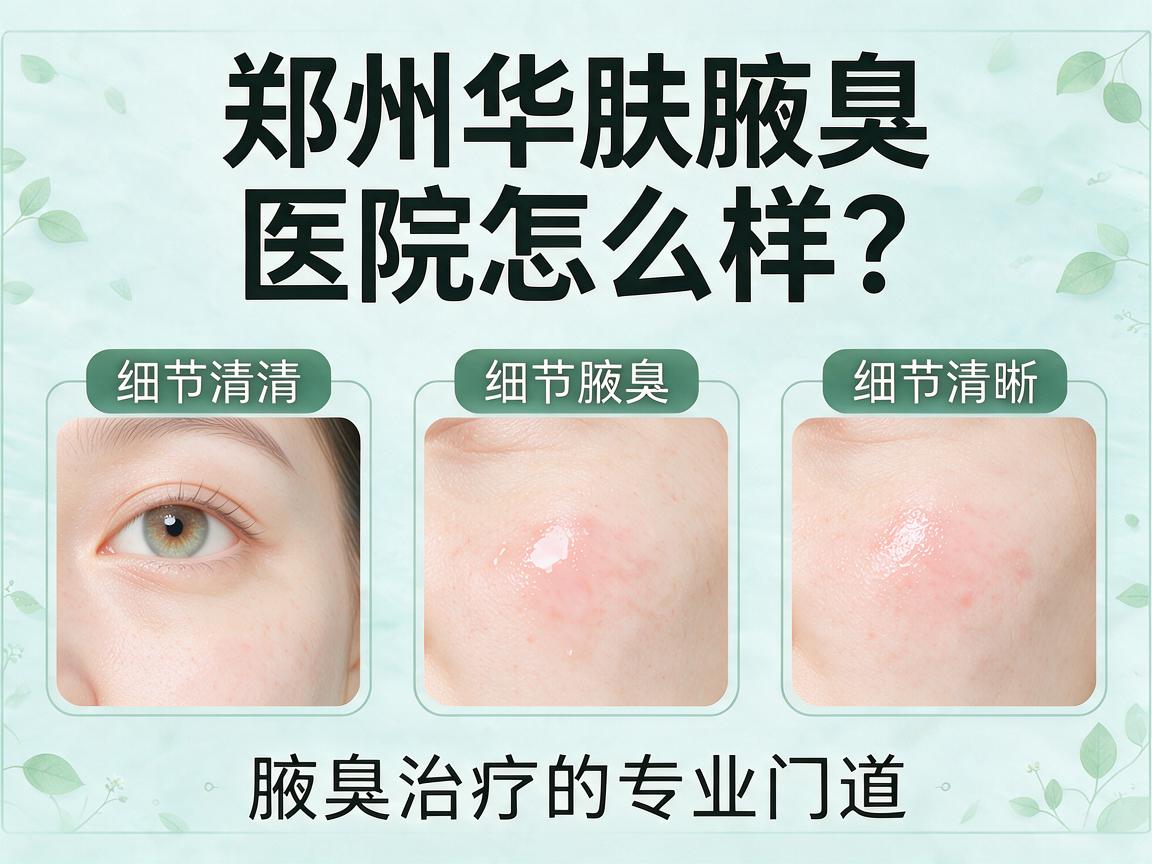 郑州华肤腋臭医院怎么样?三个细节看清腋臭治疗的专业门道 郑州华肤腋臭医院怎么样?三个细节看清腋臭治疗的专业门道