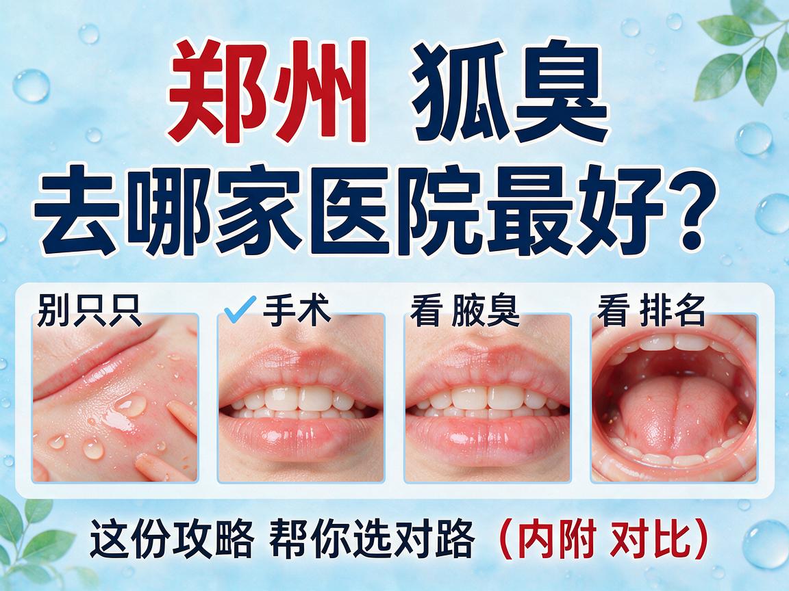 郑州狐臭手术去哪家医院最好?别只看排名,这份攻略帮你选对路(内附对比) 郑州狐臭手术去哪家医院最好?别只看排名,这份攻略帮你选对路(内附对比)