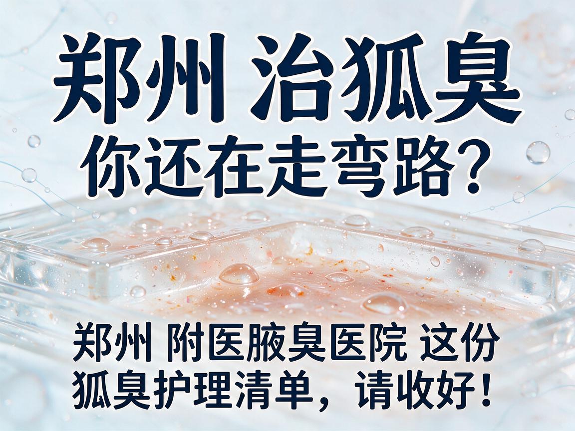 郑州治狐臭,你还在走弯路?郑州附医腋臭医院这份狐臭护理清单,请收好! 郑州治狐臭,你还在走弯路?郑州附医腋臭医院这份狐臭护理清单,请收好!