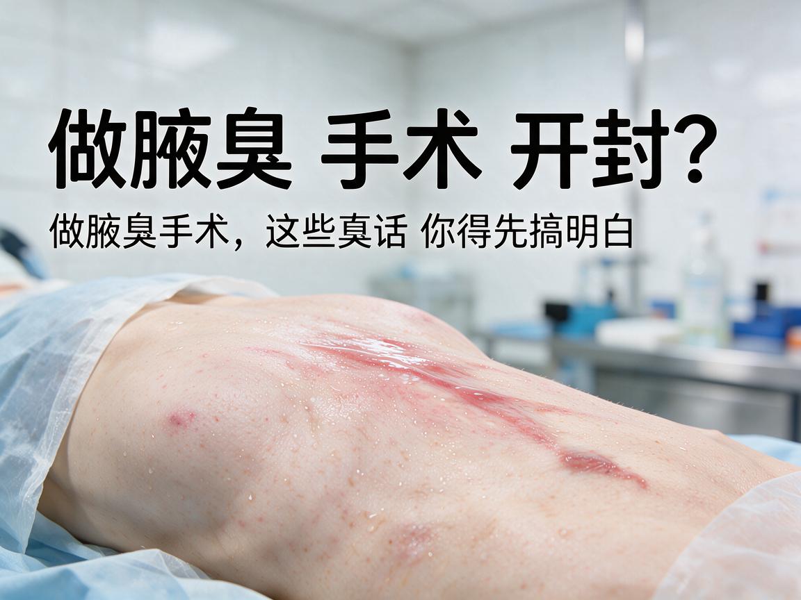 做腋臭手术开封?做腋臭手术开封前,这些真相你得先搞明白 做腋臭手术开封?做腋臭手术开封前,这些真相你得先搞明白