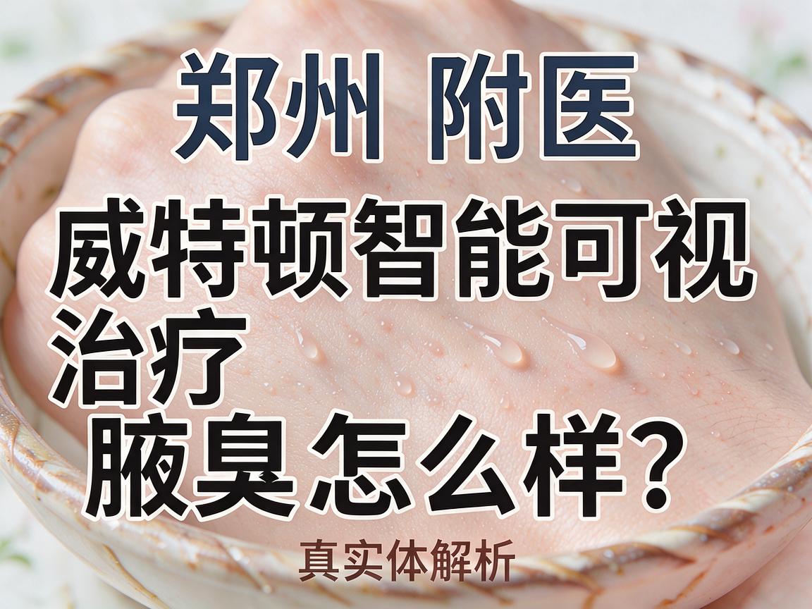 郑州附医,威特顿智能可视治疗腋臭怎么样?威特顿智能可视治疗腋臭真实体验解析 郑州附医,威特顿智能可视治疗腋臭怎么样?威特顿智能可视治疗腋臭真实体验解析