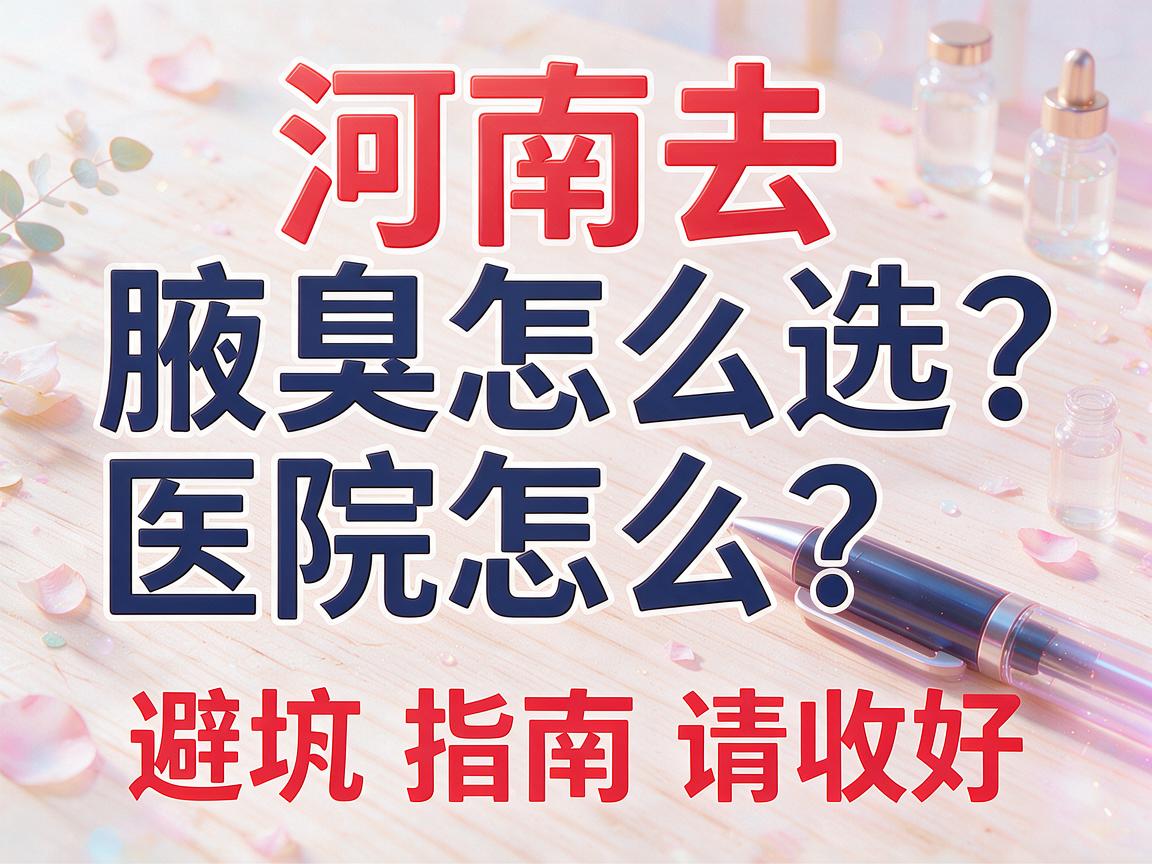河南去腋臭医院怎么选?河南去腋臭医院这份避坑指南请收好 河南去腋臭医院怎么选?河南去腋臭医院这份避坑指南请收好