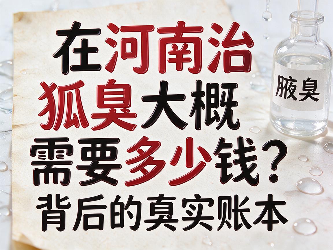 在河南治狐臭大概需要多少钱?聊聊在河南治狐臭大概需要多少钱背后的真实账本 在河南治狐臭大概需要多少钱?聊聊在河南治狐臭大概需要多少钱背后的真实账本