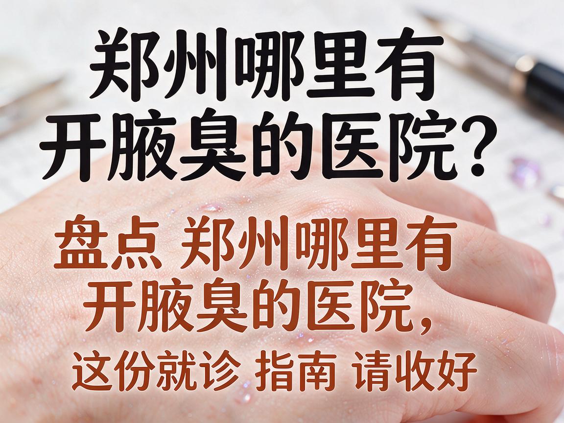 郑州哪里有开腋臭的医院?盘点郑州哪里有开腋臭的医院,这份就诊指南请收好 郑州哪里有开腋臭的医院?盘点郑州哪里有开腋臭的医院,这份就诊指南请收好