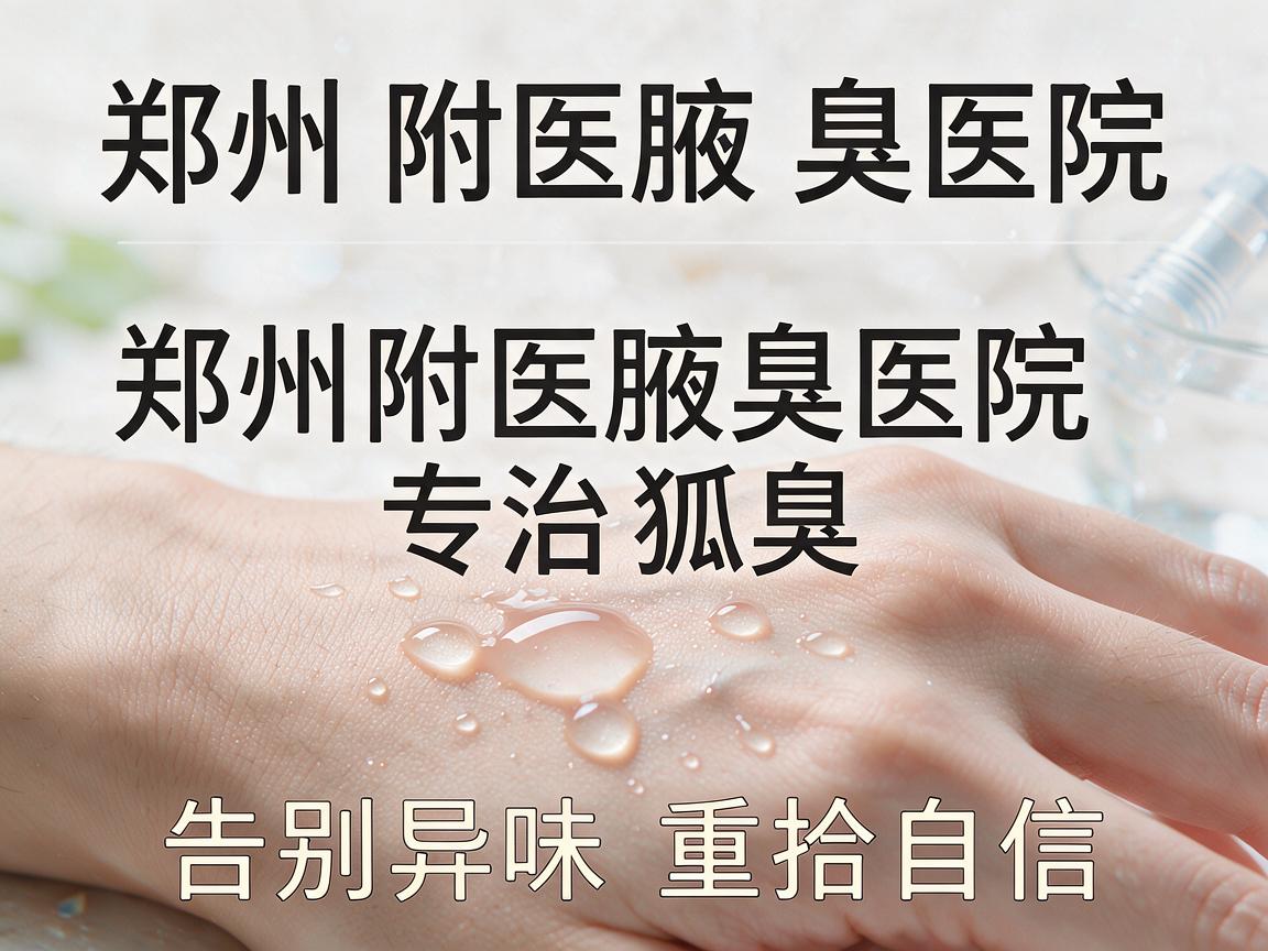 郑州附医腋臭医院，郑州附医腋臭医院专治狐臭，告别异味重拾自信