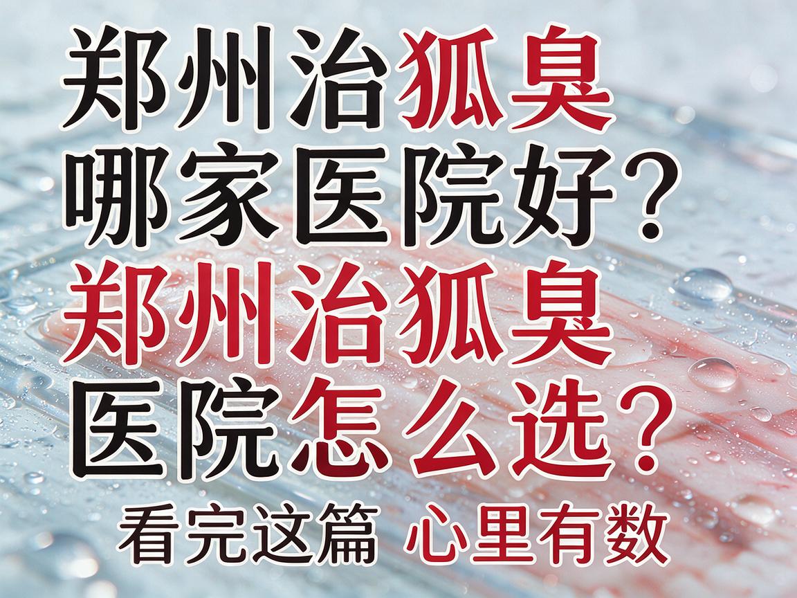 郑州治狐臭哪家医院好?郑州治狐臭医院怎么选?看完这篇心里有数 郑州治狐臭哪家医院好?郑州治狐臭医院怎么选?看完这篇心里有数