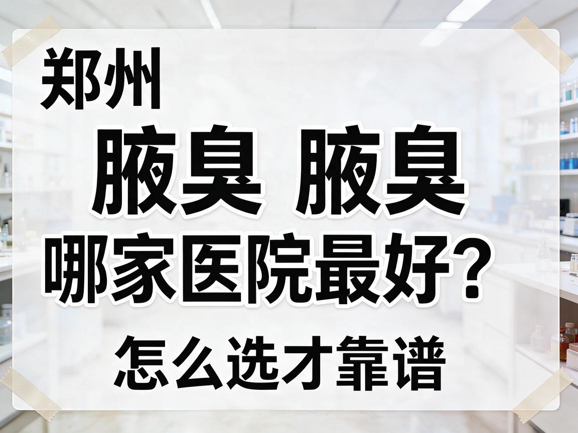 郑州腋臭哪家医院最好?聊聊郑州腋臭医院怎么选才靠谱 郑州腋臭哪家医院最好?聊聊郑州腋臭医院怎么选才靠谱