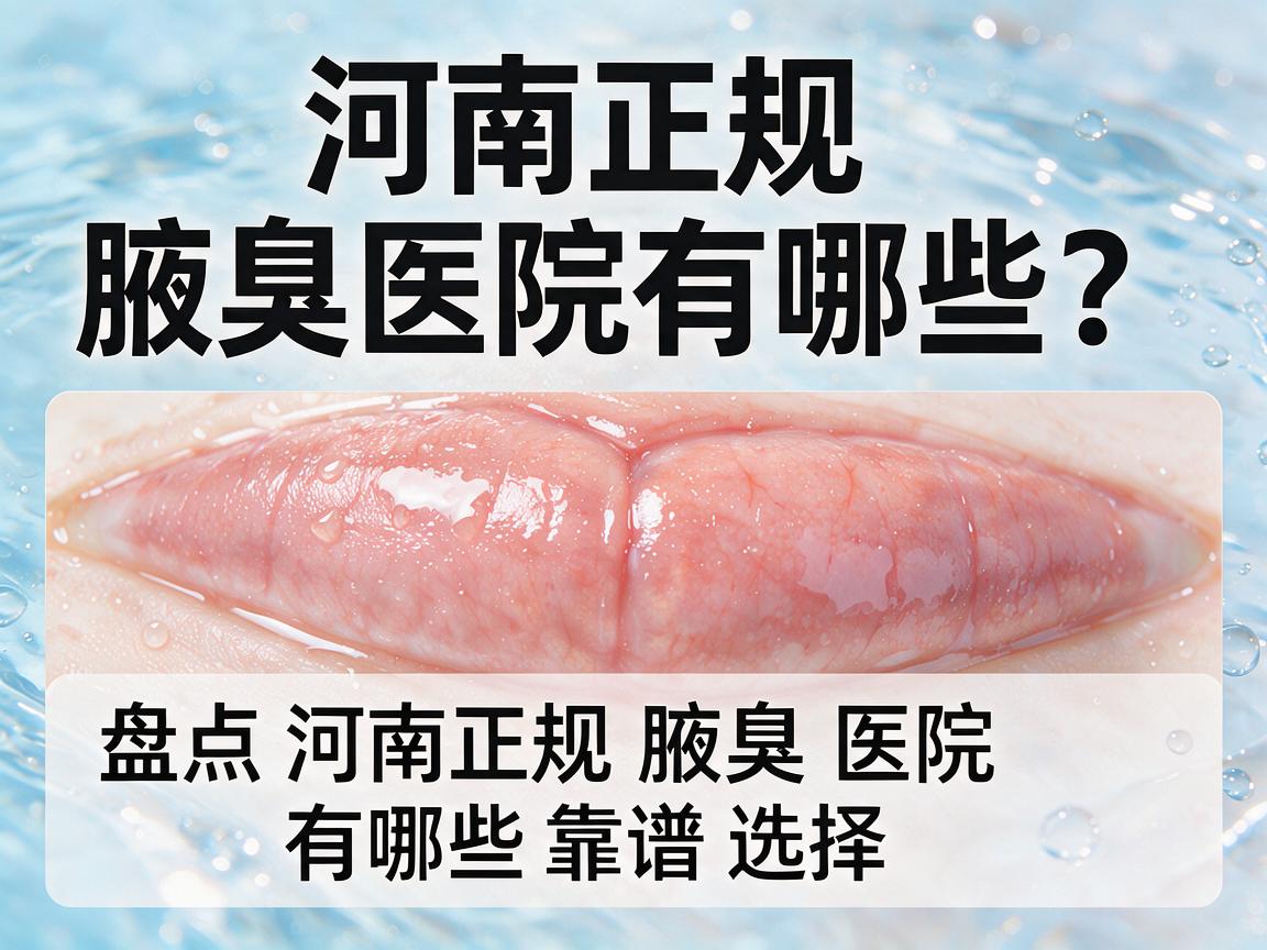 河南正规腋臭医院有哪些?盘点河南正规腋臭医院有哪些靠谱选择 河南正规腋臭医院有哪些?盘点河南正规腋臭医院有哪些靠谱选择