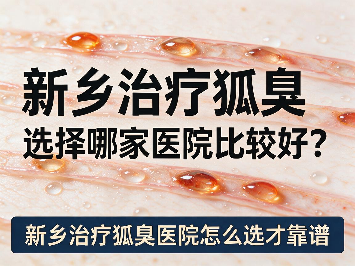 新乡治疗狐臭选择哪家医院比较好？新乡治疗狐臭医院怎么选才靠谱