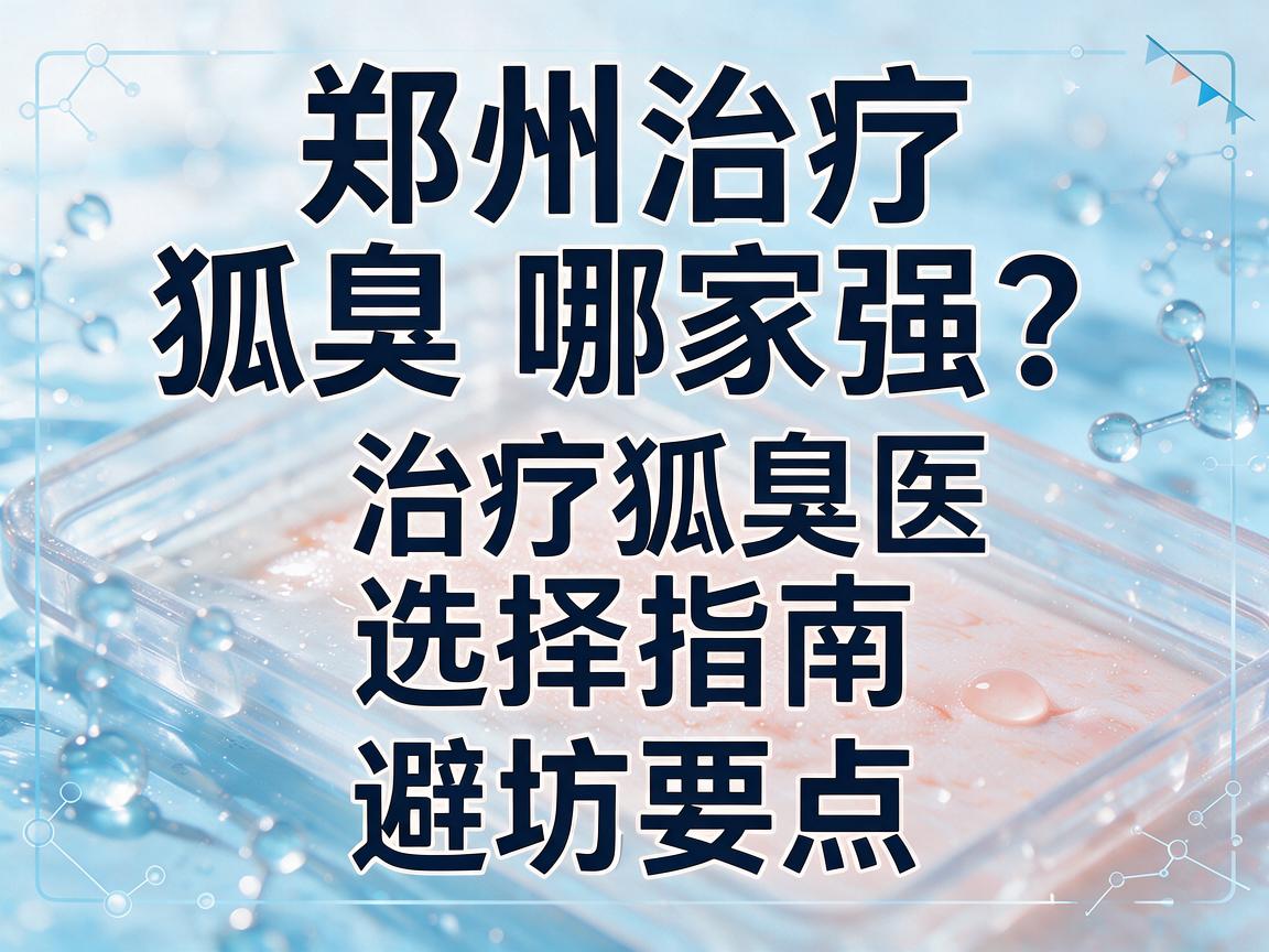 郑州治疗狐臭哪家强?郑州治疗狐臭医院选择指南与避坑要点 郑州治疗狐臭哪家强?郑州治疗狐臭医院选择指南与避坑要点