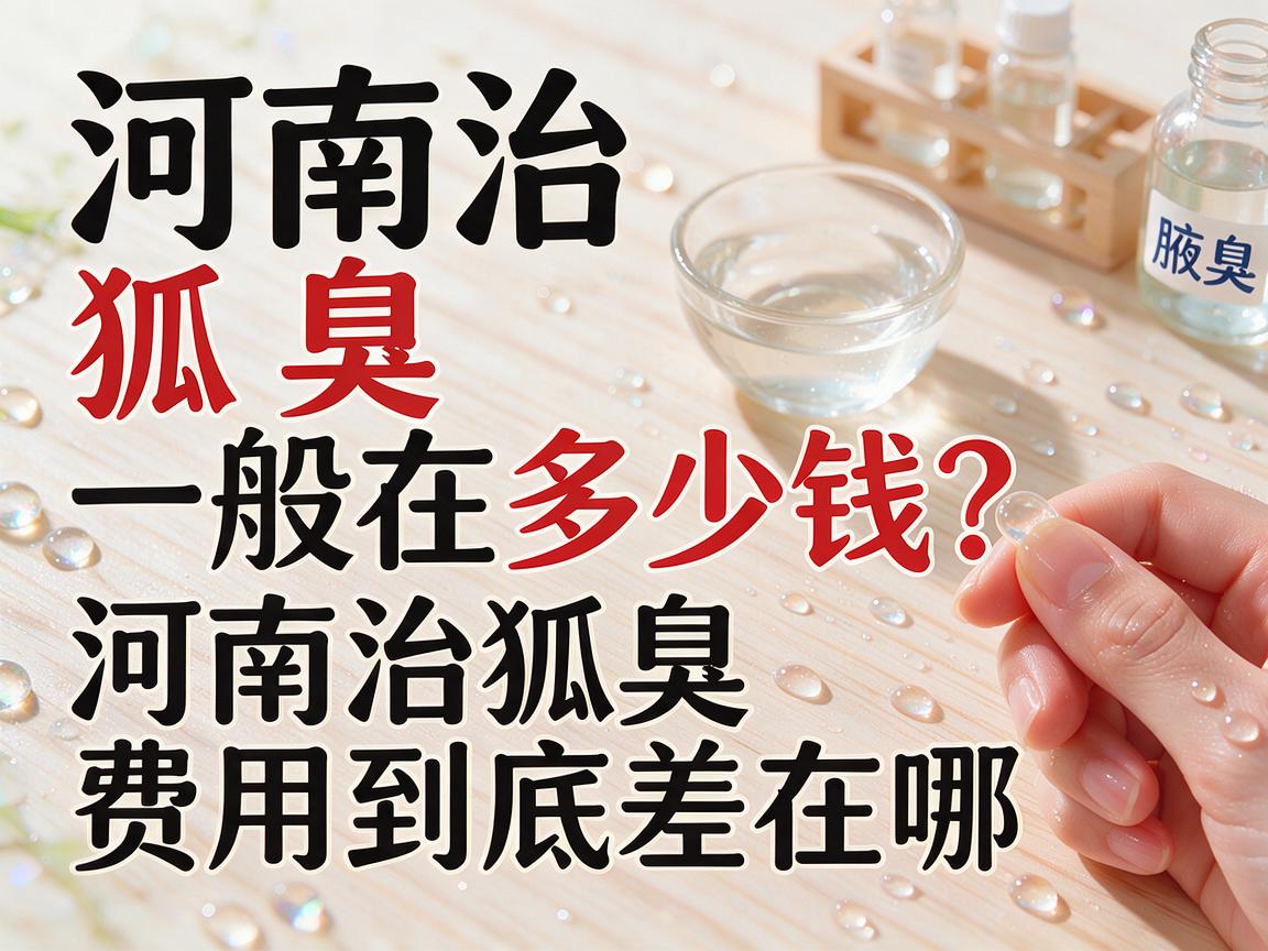 河南治狐臭一般在多少钱？河南治狐臭费用到底差在哪