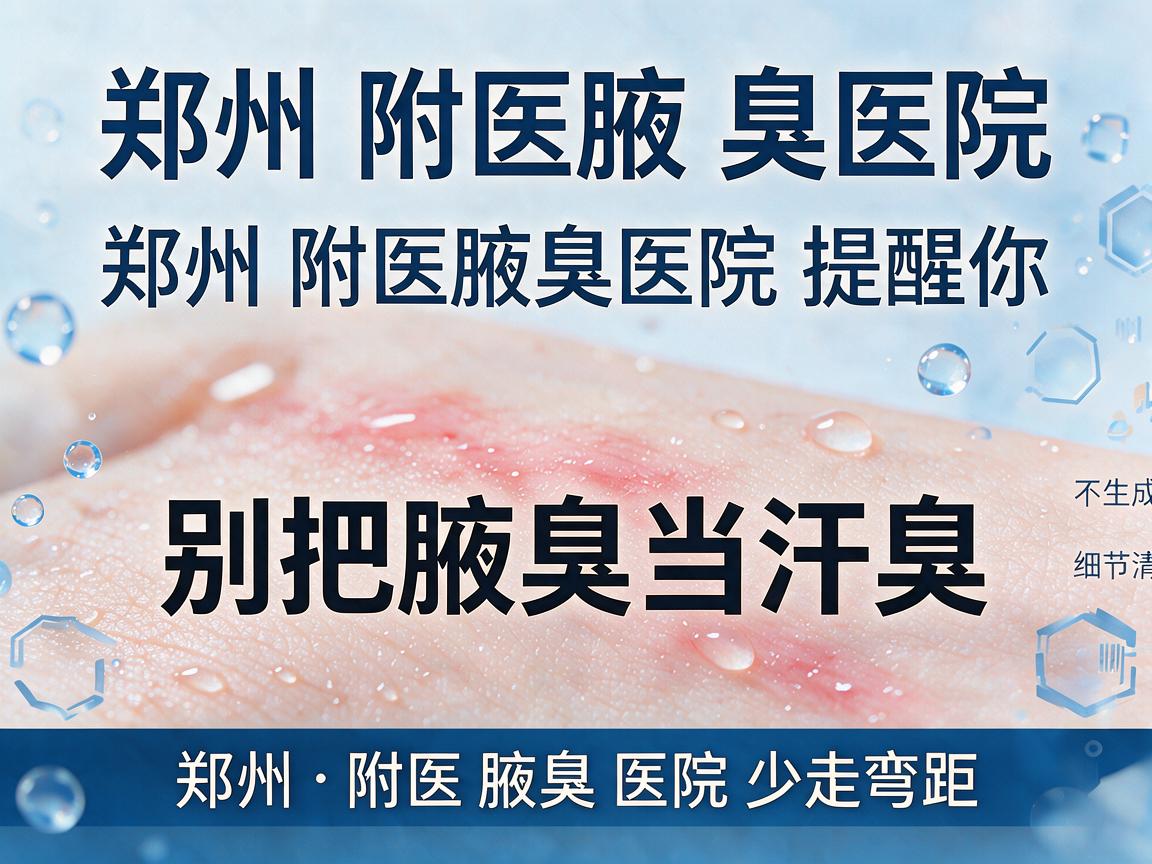 郑州附医腋臭医院,郑州附医腋臭医院提醒你,别把腋臭当汗臭,选对郑州附医腋臭医院少走弯路 郑州附医腋臭医院,郑州附医腋臭医院提醒你,别把腋臭当汗臭,选对郑州附医腋臭医院少走弯路