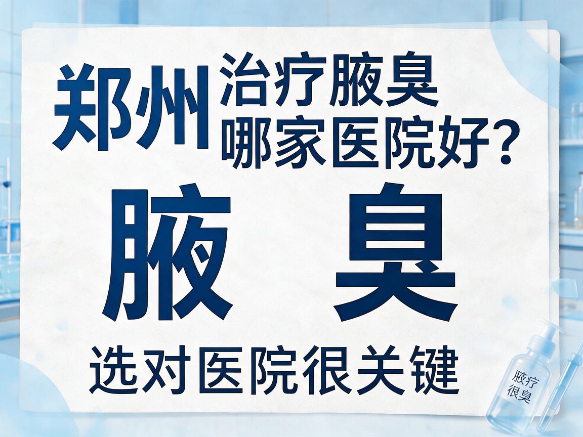 郑州治疗腋臭哪家医院好?郑州治疗腋臭选对医院很关键 郑州治疗腋臭哪家医院好?郑州治疗腋臭选对医院很关键
