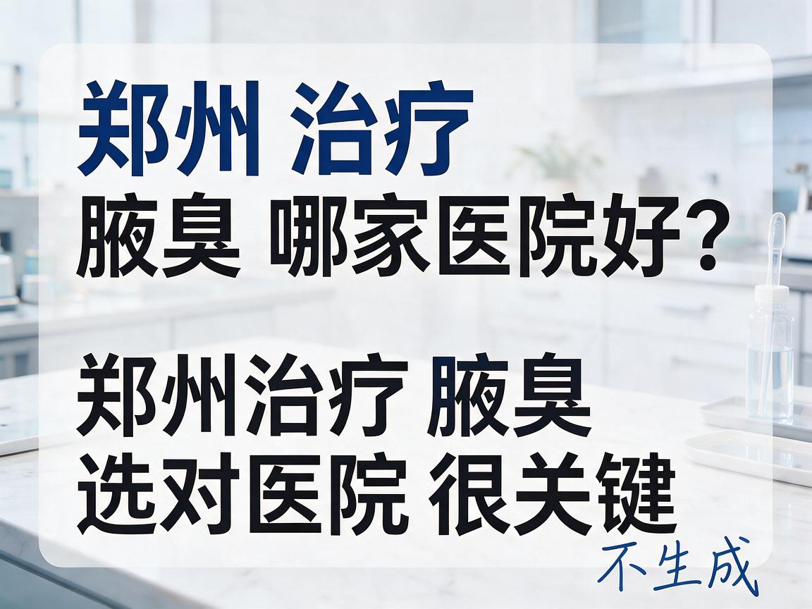 郑州治疗腋臭哪家医院好?郑州治疗腋臭选对医院很关键 郑州治疗腋臭哪家医院好?郑州治疗腋臭选对医院很关键