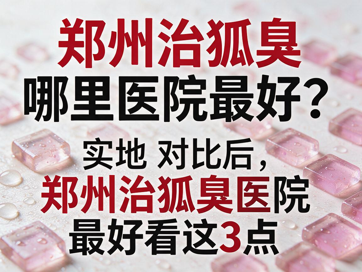 郑州治狐臭哪里医院最好?实地对比后,郑州治狐臭医院最好看这3点 郑州治狐臭哪里医院最好?实地对比后,郑州治狐臭医院最好看这3点