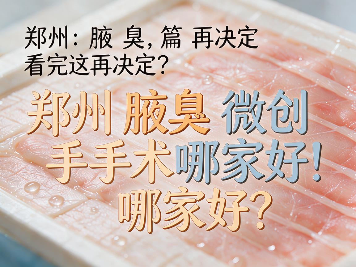 郑州腋臭微创手术哪家好?郑州腋臭微创手术哪家好,看完这篇再决定 郑州腋臭微创手术哪家好?郑州腋臭微创手术哪家好,看完这篇再决定