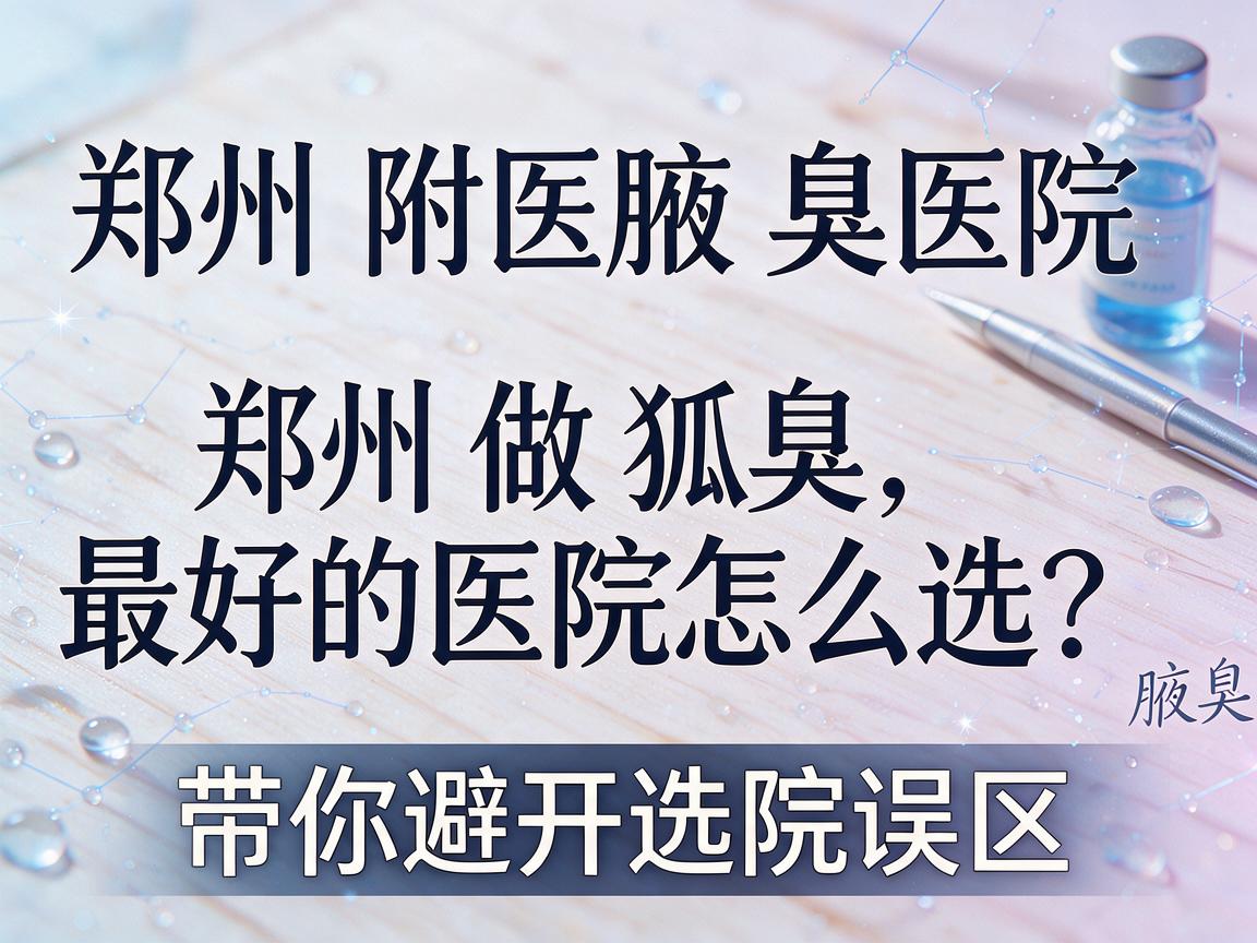 郑州附医腋臭医院,郑州做狐臭最好的医院怎么选?郑州附医腋臭医院带你避开选院误区 郑州附医腋臭医院,郑州做狐臭最好的医院怎么选?郑州附医腋臭医院带你避开选院误区