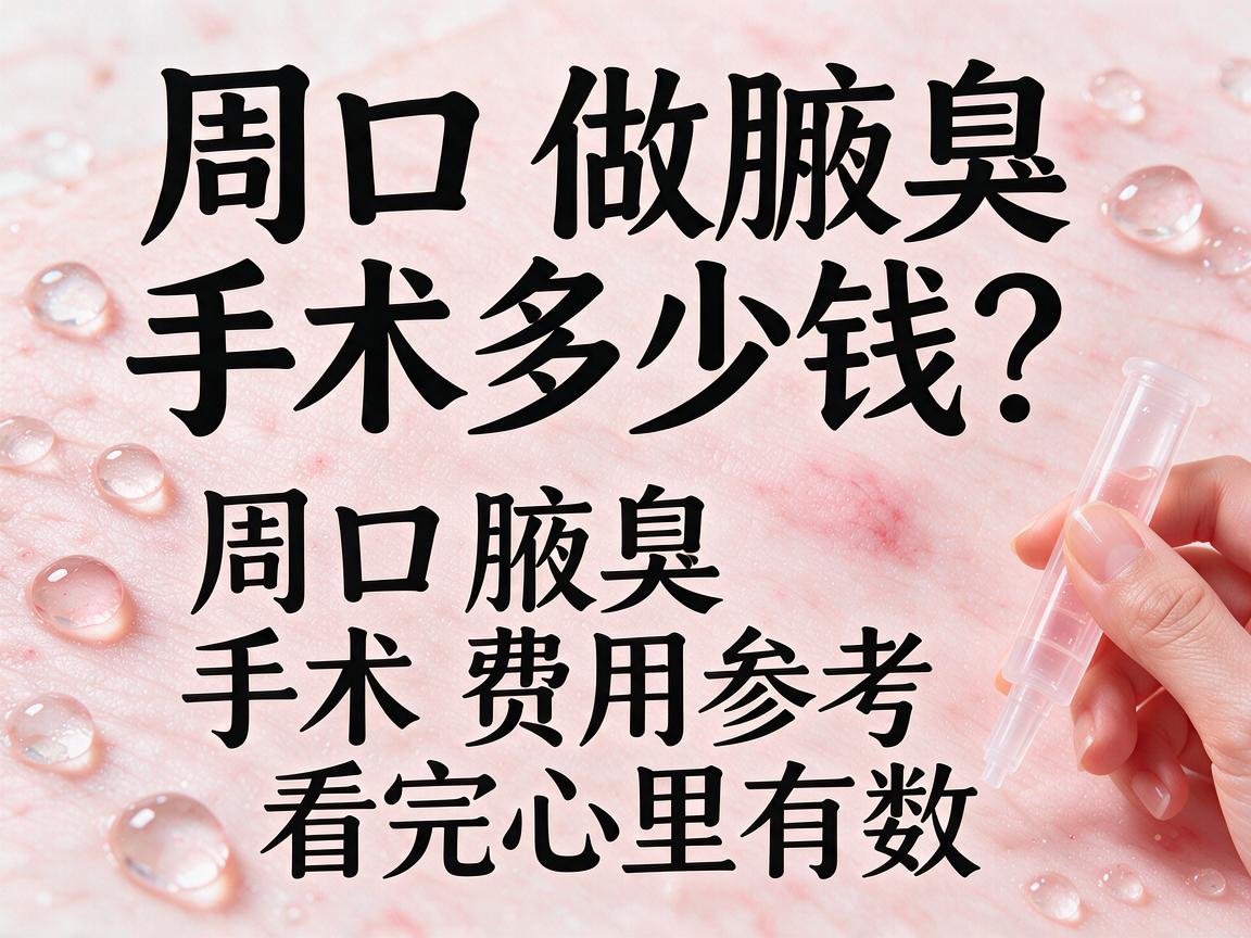 周口做腋臭手术多少钱?周口腋臭手术费用参考,看完心里有数 周口做腋臭手术多少钱?周口腋臭手术费用参考,看完心里有数