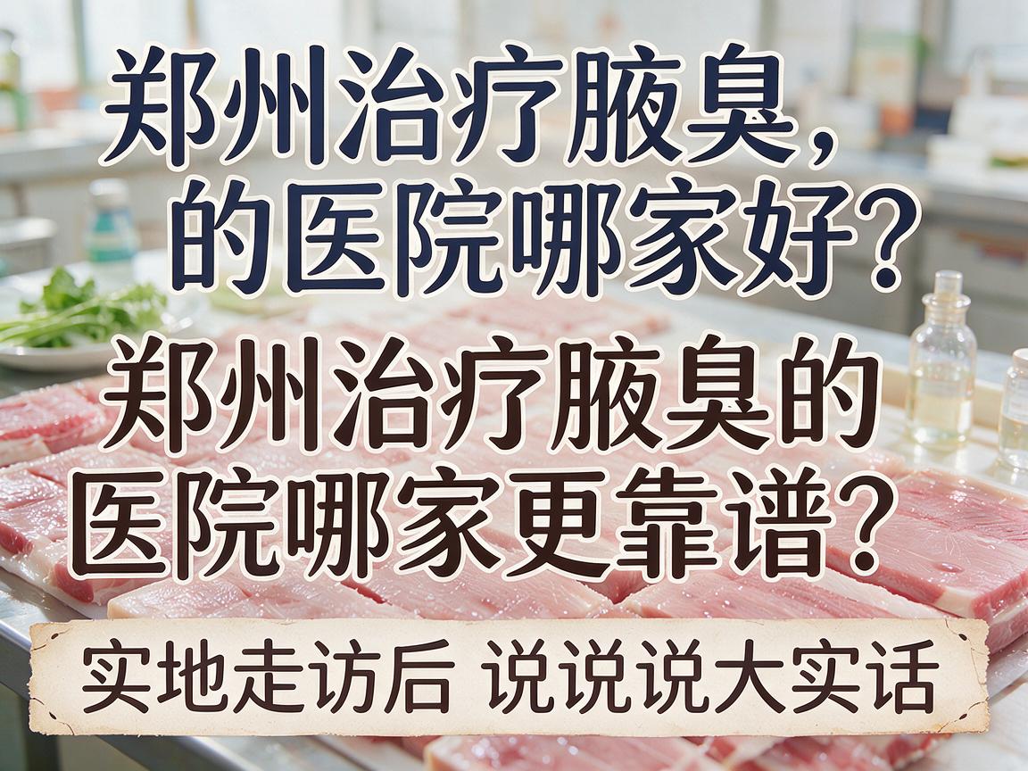 郑州治疗腋臭的医院哪家好？郑州治疗腋臭的医院哪家更靠谱？实地走访后说说大实话