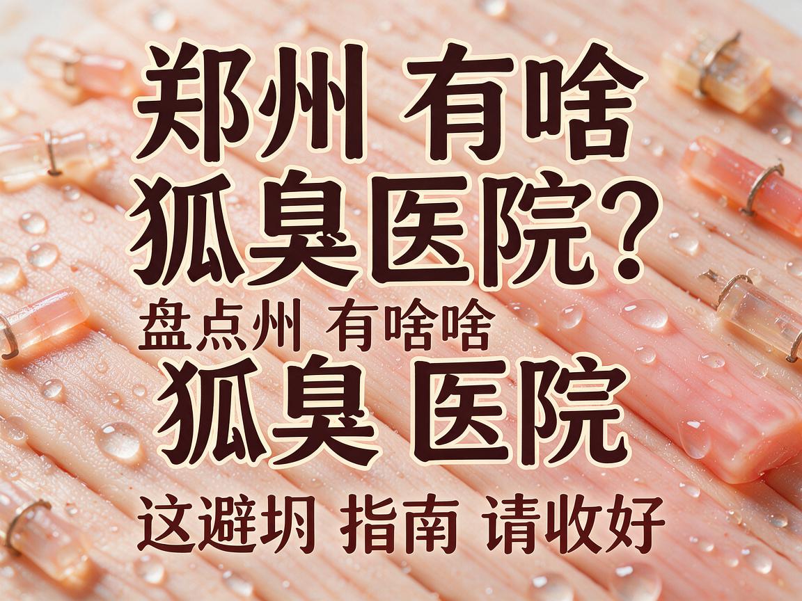 郑州有啥狐臭医院?盘点郑州有啥狐臭医院,这份避坑指南请收好 郑州有啥狐臭医院?盘点郑州有啥狐臭医院,这份避坑指南请收好